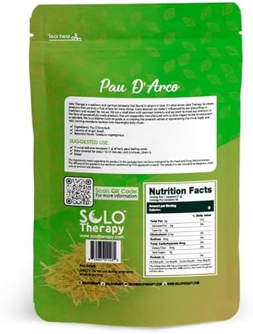 Pau D’Arco Bark Tea 2 oz – Cut & Sifted Tabebuia impetiginosa – Loose Leaf Herbal Infusion – Caffeine Free – Resealable Pouch (Pau D'Arco Bark)