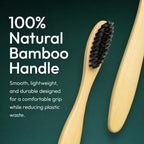 Bamboo Toothbrushes for Adults 10 Pack – Eco Friendly Wooden Toothbrush, Soft BPA Free Bristles, Biodegradable Organic Toothbrush, Plastic Free Natural Toothbrush Bulk