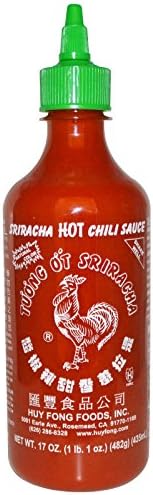 Huy Fong Foods Inc., Sriracha, Hot Chili Sauce, 17 oz (482 g) - 2pc