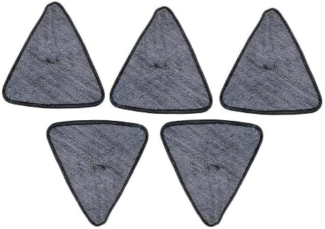 360° Adjustable Rotating Triangular Mop, Telescopic Brush, Microfiber Mop, Suitable for Ceilings, Windows, Walls, Floors (5 Pieces of Fabric)