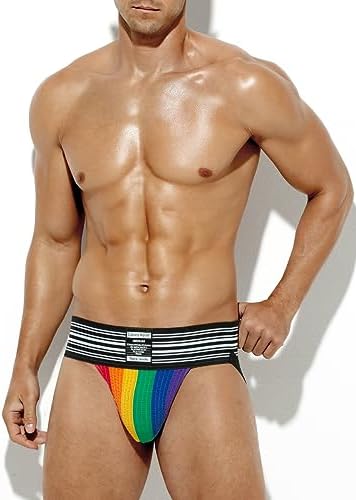 Casey Kevin Men's Christmas Thong Jockstraps For Men Jock Strap Sexy Lingerie Underwear Athletic Supporters