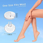 Tarpop 12 Pairs Silicone Thong Sandal Toe Guards Cushions Non Slip Flip Flop Toe Protectors Self Adhesive Toe Pad Gel Sandal Shoe Toe Insert for High Heels, Flip Flops, Sandals, Slippers, Clear