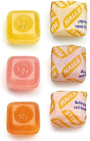 HALLS Defense Assorted Citrus Vitamin C Drops, 20 Sticks of 9 Drops (180 Total Drops)