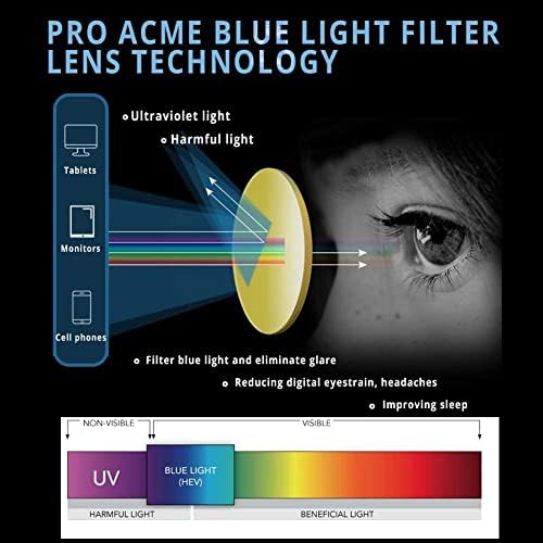 Pro Acme Non-prescription Glasses Clear Frame Glasses for Women Men