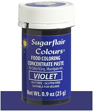Sugarflair Food Coloring Concentrate Paste, 25 Grams Violet