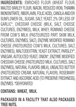 Fresh Gourmet Premium Croutons | Cheese & Garlic | 5 Ounce, Pack of 6 | Crunchy Salad Topper