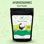 AYURVEDASHREE Alum Powder 200 Gm | Food Grade | Granulated Powdered | Food Preservative Preserving Pickles | Phitkari | Fitkari | 100% Pure | Potassium Alum Powder | Nothing Added