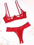 Avidlove Sexy Lingerie Set for Women Lace Bra and Panty Sets Underwire Push Up Lace Lingerie Set