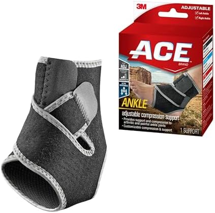 Ace Neoprene Ankle Brace, One Size (1 Brace)