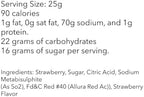 Dried Strawberries - 1 lb of Sweet Sugar Dusted Fresh Delicious Chewy Treats