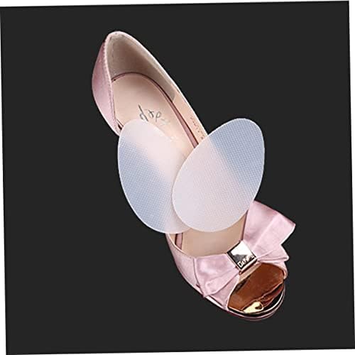FRCOLOR 5pairs High Heel of Self-Adhesive Sole Protectors for Noise Reduction and Enhanced Grip Slippery