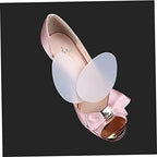 FRCOLOR 5pairs High Heel of Self-Adhesive Sole Protectors for Noise Reduction and Enhanced Grip Slippery