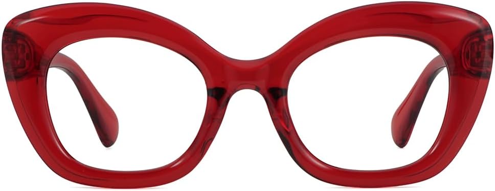 JiSoo Oversized Cat Eye Reading Glasses for Women Funky Cute Readers for Women, Designer Stylish Reading Glasses