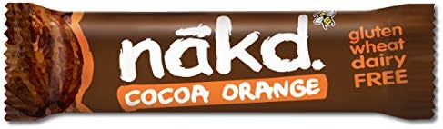 Nakd Cocoa Orange 35g Bar - Multi Pack Case of 48 Bars