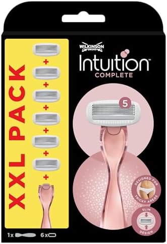 Wilkinson Sword Intuition Complete for Women's Razor with 6 Blade Refills