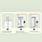 Automatic Aromatherapy Diffuser, Wall Mounted Standing Automatic Perfume Dispenser with Dual Use Automatic Fragrance Dispenser for Bathroom and Living Room