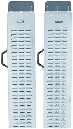 Loading Ramps - Steel Ramp Set for ATVs, Motorcycles, Mowers, Carts & More - Use with Pickup Trucks & Trailers - 1200lb Combined Capacity by Stalwart