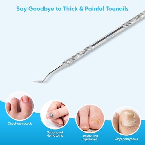 YNR Blacks File Satin Edge Ingrown Toe Nail Lifter Podiatry Chiropody Instruments Ce