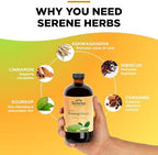 Serene Herbs Soursop Bitters Liquid – Organic Herbal Sour SOP Guanabana with Black Seed, Moringa, Irish Moss & Ginger – Gut Support, Energy & Immune Boost – Vegan, Non-GMO – Orange Flavor – 16 oz