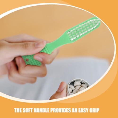 Angoily 20pcs Prison Manual Toothbrushes Soft Handle Small Brush Head Medium Bristles Disposable Travel Mini Toothbrushes for Oral Care and Camping Use