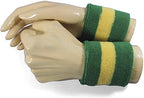 Country Flag/LGBTQ+ St Patrick Sweat Wristbands, 2.5"/4" Tall Size, 2 Pieces