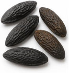 Motherland Goods Whole Tonka Beans – Premium Grade Cumaru Kumaru Pods (Dipteryx Odorata) – 100% Raw & Natural, Aromatic Spice for Desserts, Infusions & Fragrance Use (5 Pieces)
