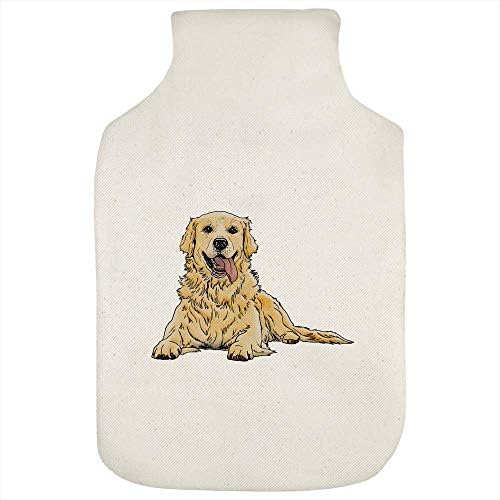 Azeeda 'Golden Retriever' Hot Water Bottle Cover (HW00018354)