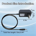 5V Shaver Trimmer Charger US Ship for Remington PG200, PG250, PG225, PG300, PG350, PG360, PG400, PG520, Replaces UA050035E, HK28U-3.6-100, HK28U-4.5-100, HK28UA-5.0-350, UD-0401