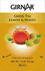 Girnar Green Tea Bags with Lemon & Honey (36 Tea bags)