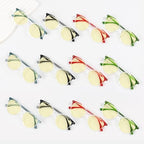 Eyekepper 12 Packs Blue Light Blocking Reading Glasses for Women Ladies Round Computer Readers Yellow Tinted +0.75