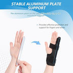 Pinky Finger Splint, Finger Splint for Pinky, Broken Finger, Trigger Finger, Metacarpal Splint Hand Brace, Little Finger Brace for Tendonnitis, Pain Relief, Fits for Left & Right Hand(M)