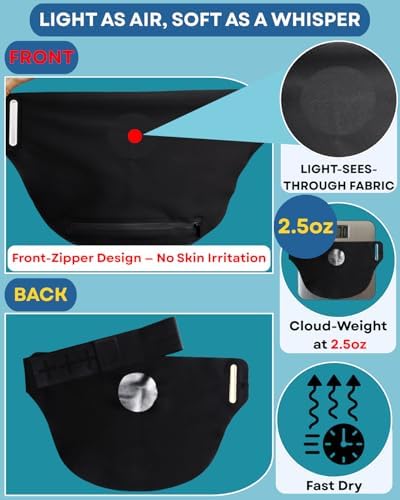 Ostomy Belt, Ostomy Bag Covers for Women, Discreet Colostomy Bags Cover for Men, Ileostomy Bag Covers Leak Proof, Adjustable Stealth Wrap Belt for Urostomy, Stoma & Colonoscopy Bag, L-XXL