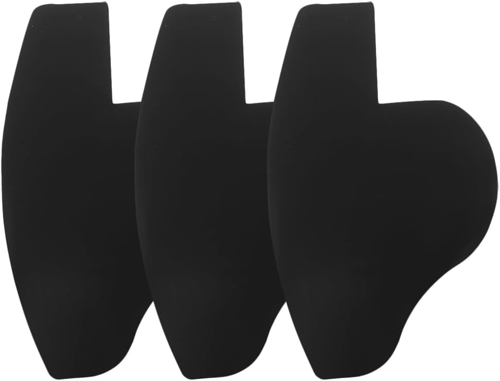 Beard Shaping Template and Hairline Enhancing Card for Men - 3Pcs Hairline Design Tool for Beard and Hair Styling with Durable Pvc Material Perfect for Precise Facial Hair Grooming