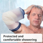 FIGHTECH PICC Line Shower Cover | Available in 3 Sizes | Reusable IV & PICC Line Sleeve | Waterproof Cast Cover for Elbow | PICC Line Covers for Upper Arm Wound (Weight: 170-250 pounds)