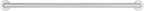 Bobrick Straight Grab Bar, 42 Inches, 1-1/2 Inch Diameter, ADA Compliant, Satin-Finish Stainless Steel, Slip-Resistant Surface for Bath, Shower, Toilet Safety, Concealed Mounting Flanges