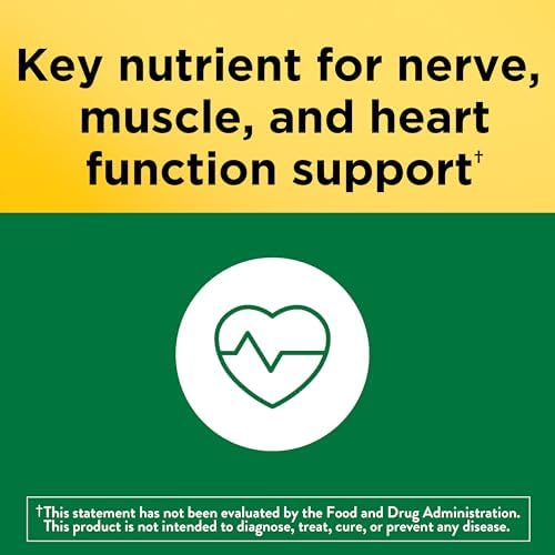 Nature Made Potassium Gluconate 550 mg, Potassium Supplements, Dietary Supplement for Heart Health Support, 100 Tablets, 100 Day Supply