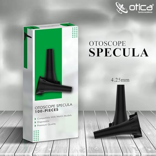 4.25 mm & 2.75 mm Disposable Ear Specula for W-e-l-c-h-A-l-l-y-n Otoscopes - Compatible with All otoscopes of W-e-l-c-h-A-l-l-y-n Universal Otoscope Speculums Pack of 100 Each Size