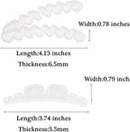 Invisible Anti-Slip Heel Foot Cushion Pads Stickers,Non-Slip Forefoot Strips Sticker Adjustable & Self-Adhesive Women Sandals high Heels Stickers (2 Pairs)