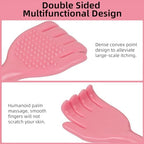 WOVTE Back Scratcher, Portable Multifunctional Extendable Back Scratcher for Women Adults, Mothers Day Gifts for Mom, Stocking Stuffers Christmas Birthday Gifts for Women Adults(Pink)