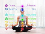 Hamoery Men Women 8mm Lava Rock Beads Chakra Bracelet Braided Rope Natural Stone Yoga Bracelet Bangle