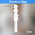 Plastic PD Ruler for Eyeglasses, 1PCS Measure Optical Vernier PD Ruler, Ophthalmic Pupil Distance Measuring Tool, Pupillary Distance Measurement Tool