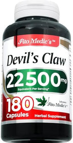 FITO MEDIC'S Lab | Devils Claw |180 Capsules | Devils Claw Herbal Supplement | harpagofito | Ultra high Absorption.