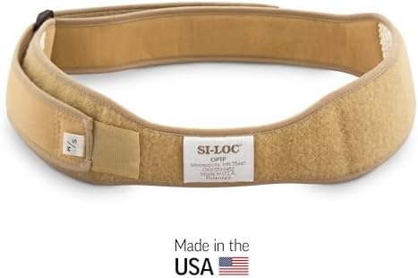 OPTP SI-LOC, SI Joint Belt for Women, Sacroiliac Belt, Lower Back Support Belts for Men, Low Back & Pelvic Pain Relief - Small/Medium
