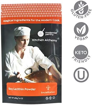 Pure Soy Lecithin Powder Vegan OU Kosher Certified - 400g/14oz