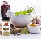 June Street Market New Kitchen Starter 10 Piece Gift Set with Basil, Cayenne, Chili Powder, Cumin, Garlic, Italian, Onion Powder, Oregano, Rosemary, Paprika and Blank Recipe Cards (style may vary)