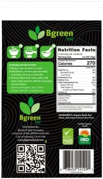 Big Green Organic Food- Organic Black Rice Ramen, Gluten-Free, Non-GMO, Vegan, Kosher (1)