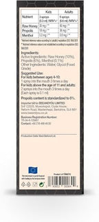 Bee and You Raw Honey Throat Spray, 100% Pure Propolis Extract, Immune Support, Sore Throat & Congestion Relief, Oral Health, Antioxidants, Natural, Keto, Paleo, Gluten-Free | 1 FL Oz (Pack of 2)