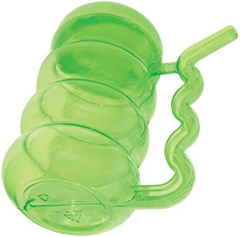 Rehabilitation Advantage Cup with Built-In Straw Handle, Green