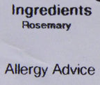 Old India Rosemary Dried 750 g