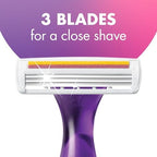 BIC Soleil Twilight Disposable Razor, Women, 4-Count (Pack of 6)